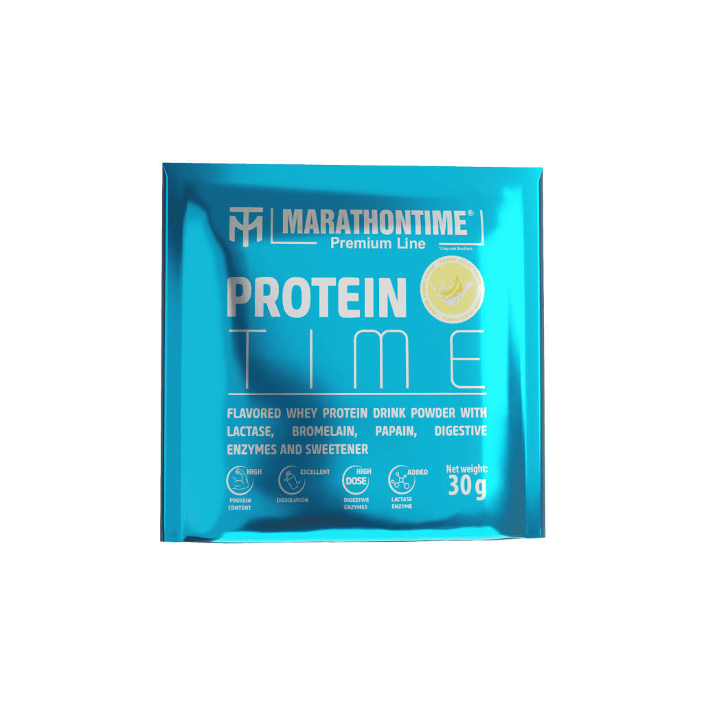 MARATHONTIME Protein Time Laktázenzimmel Dúsított fehérje 30g