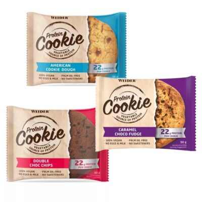 Weider Protein Cookie vegán fehérje süti - 90 g - többféle ízben